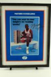 Michael Jordan Rare Rookie Era Signature on Framed Poster